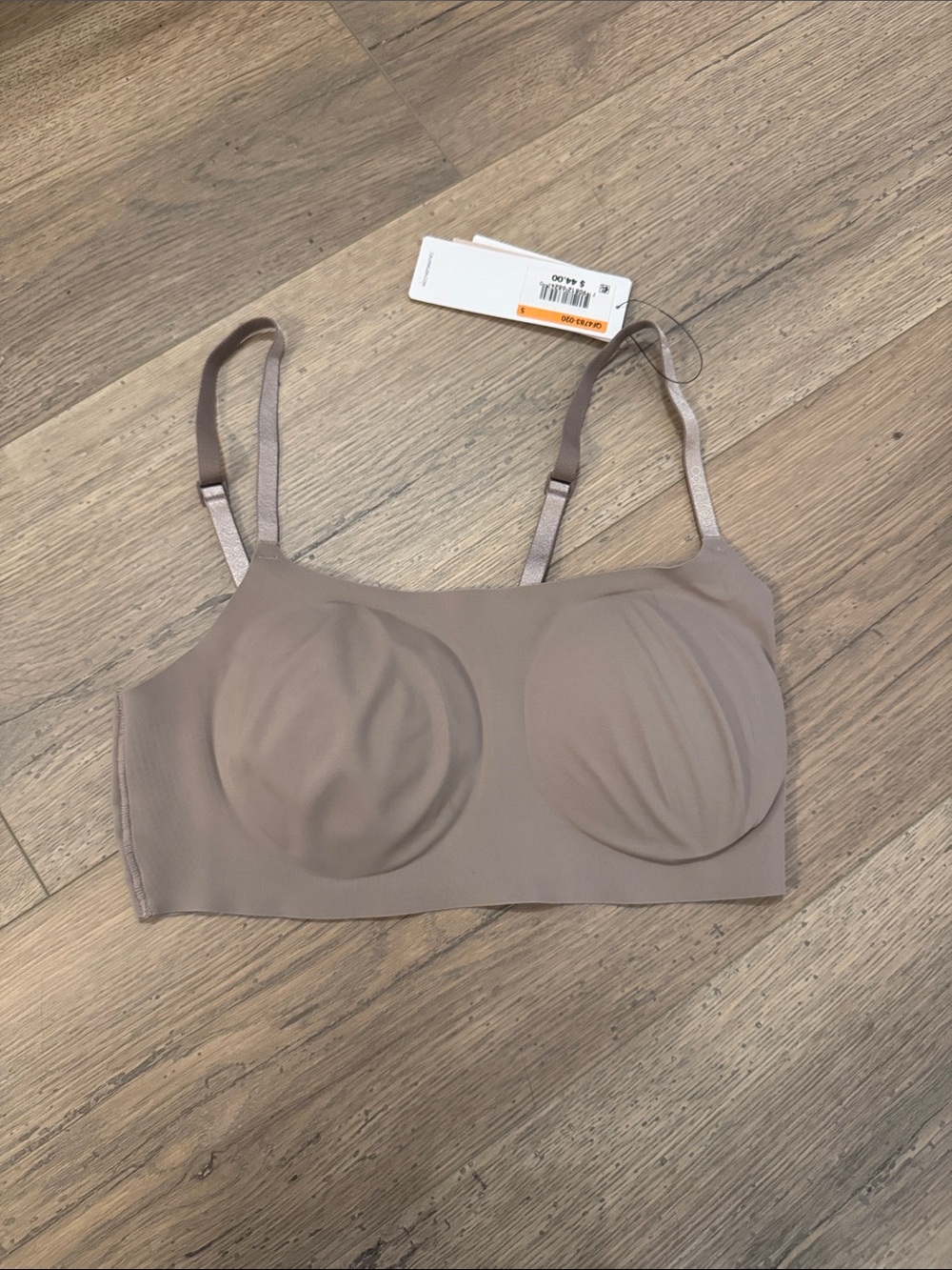 Calvin Klein Seamless Molded Bralette in Taupe